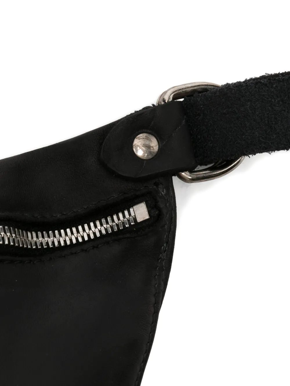 Guidi Zip-fastening Curved Tote Bag In Black