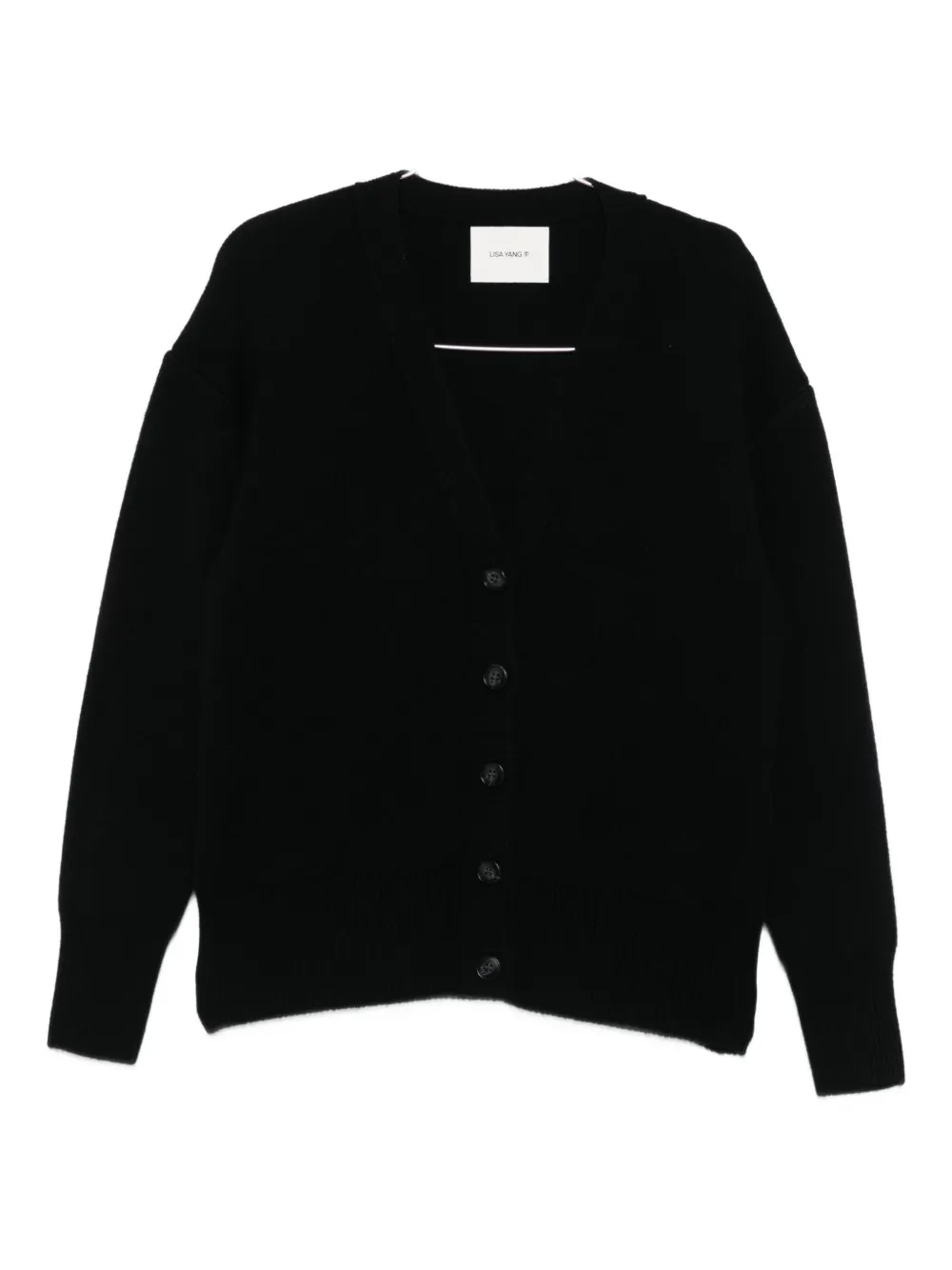 Lisa Yang Button-front Cashmere Cardigan In Black