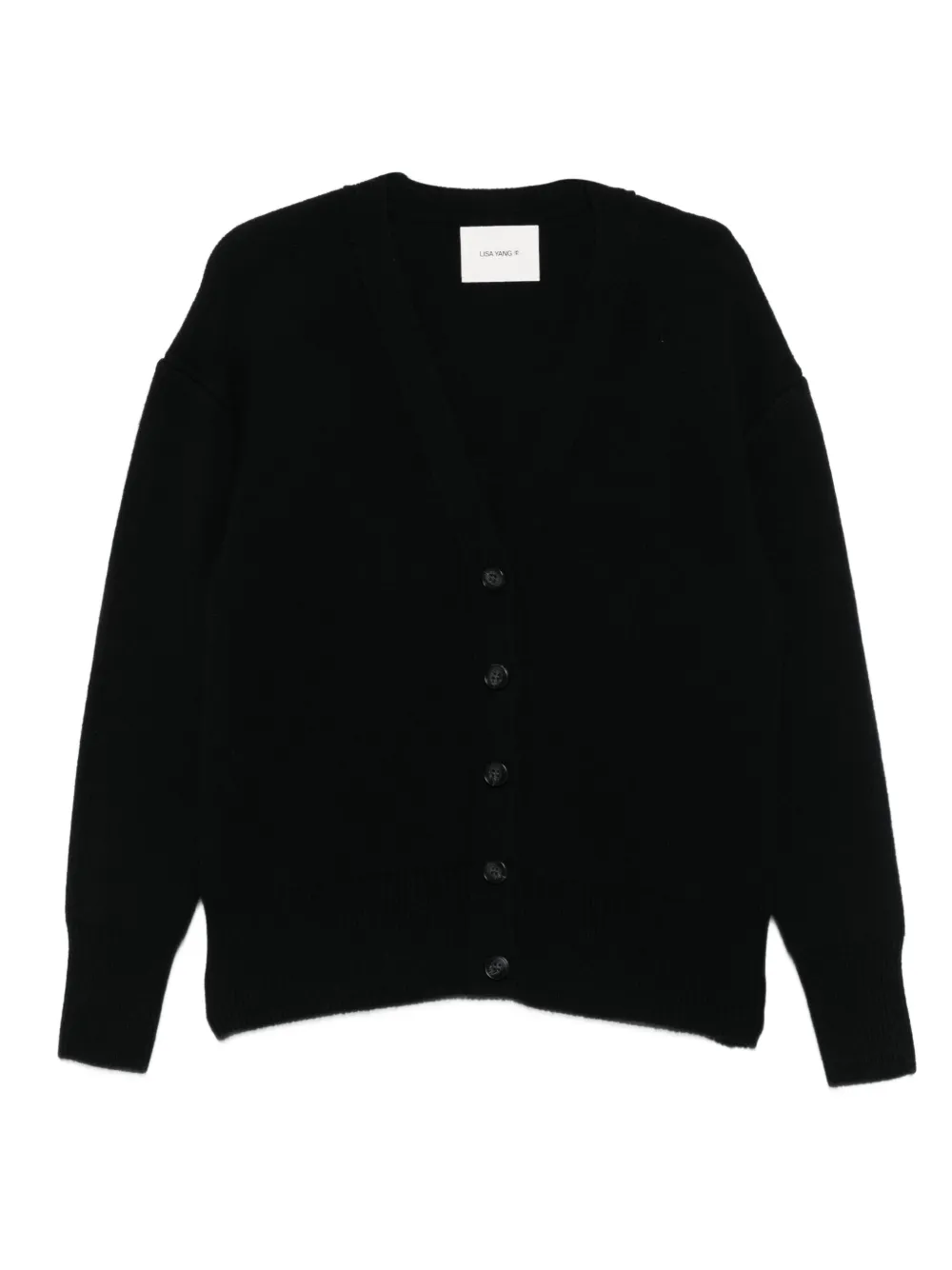 Lisa Yang Kasjmier vest Zwart