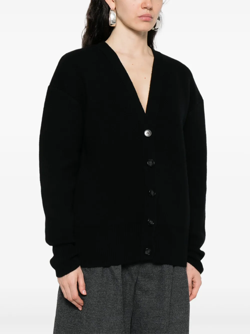 Lisa Yang Kasjmier vest Zwart