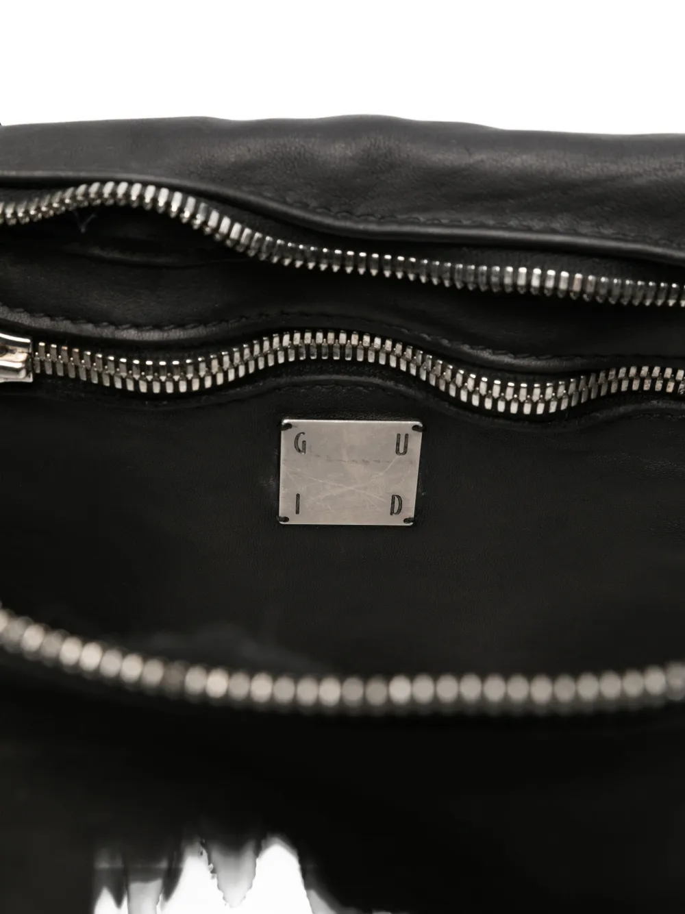 Guidi Leather Tote Bag In Black