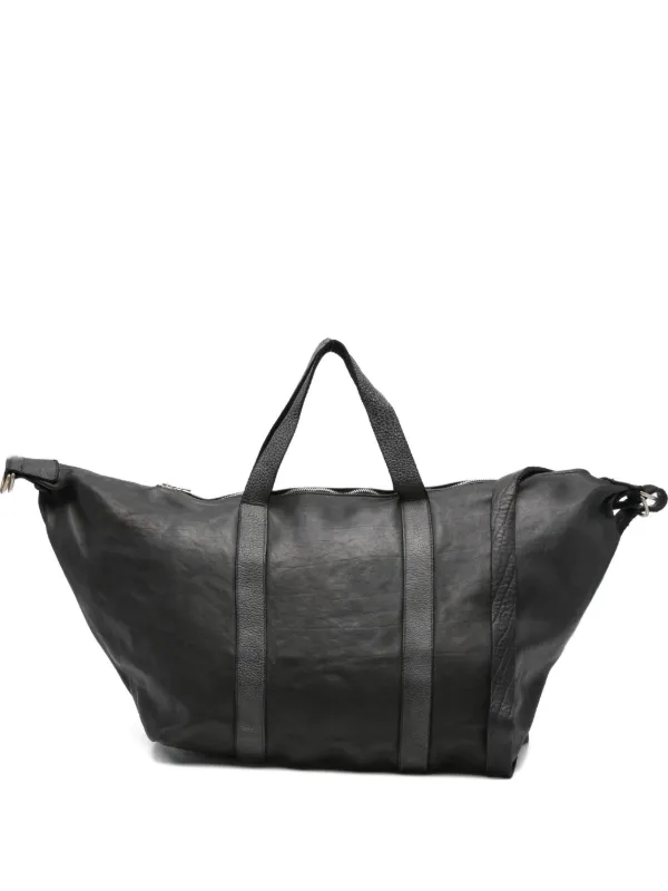 ブラックレザートートバッグ ロゴ付き MEN'S BIGI トートバッグ 2WAYレザートートバッグ メンズ