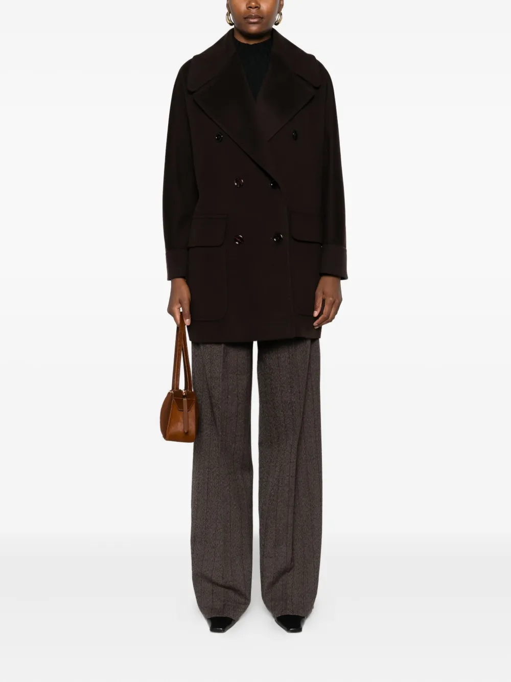 Tagliatore double-breasted patch-pocket coat | Double Breasted & Peacoats | Image 2