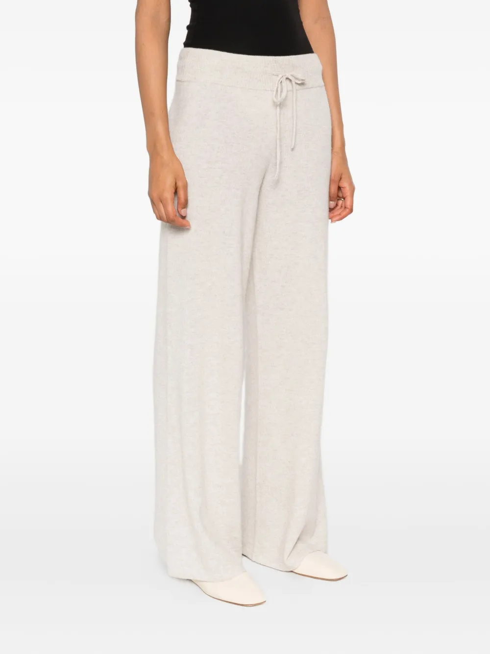 Lisa Yang elasticated-waist trousers Beige