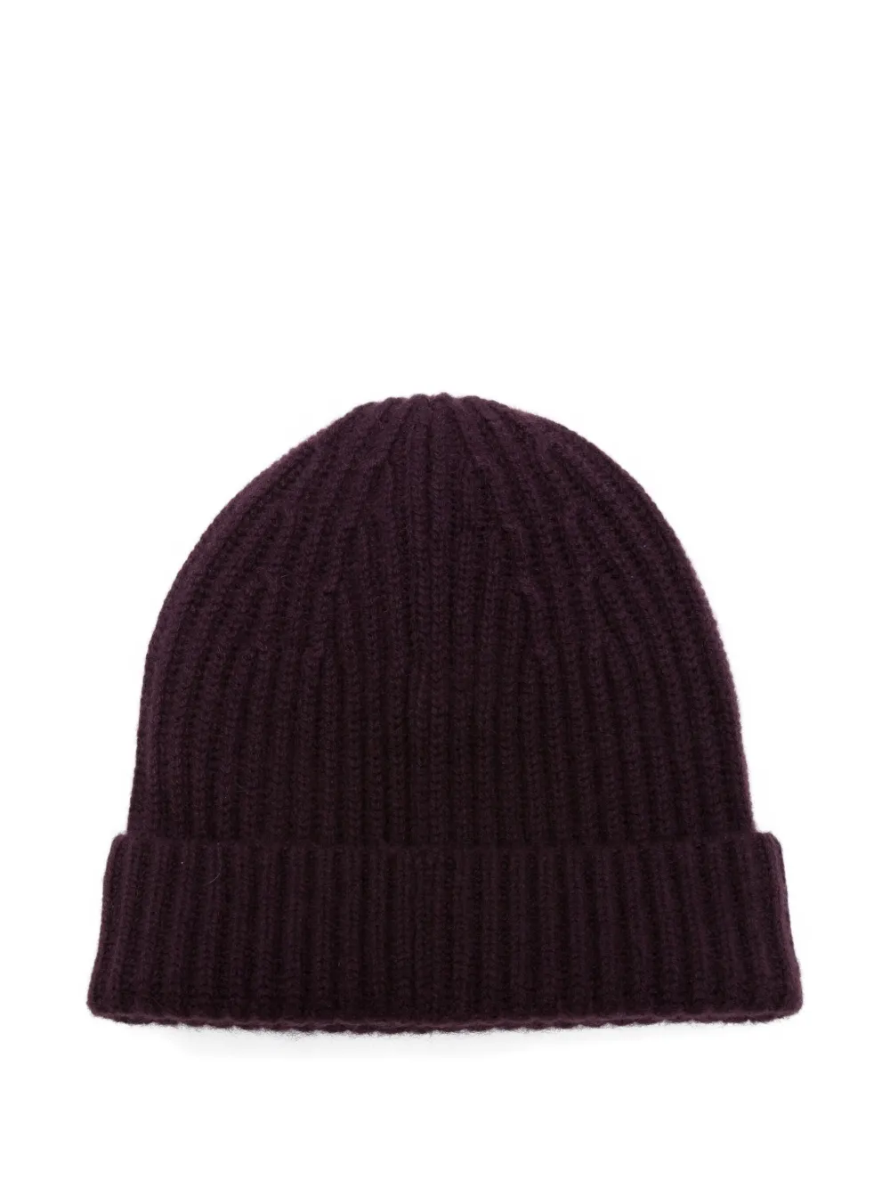 Lisa Yang ribbed cashmere beanie Paars
