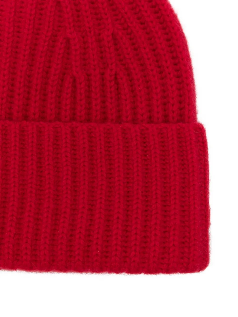 Lisa Yang Ribbed Cashmere Beanie In Red