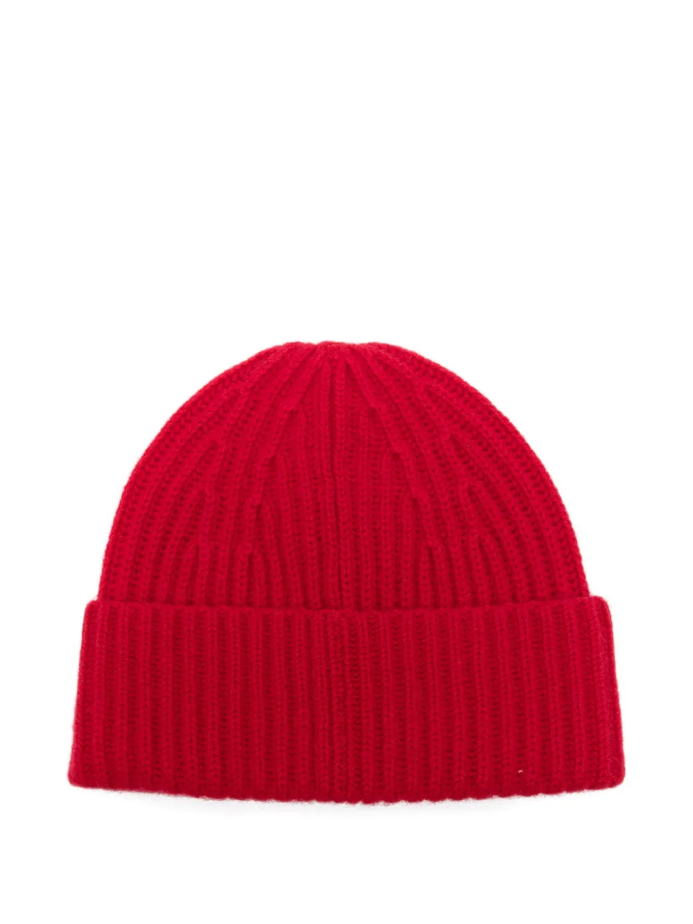 Lisa Yang Ribbed Cashmere Beanie In Red