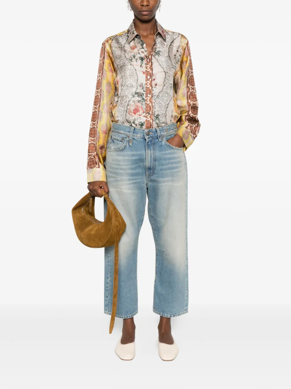 Pierre-Louis Mascia floral lace-detailed shirt | Women | Image 2