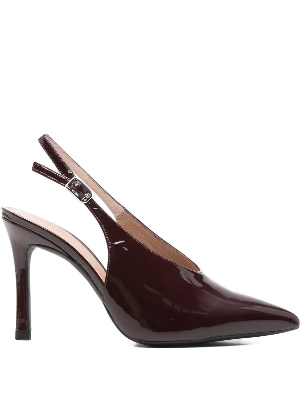 Unisa 90mm slingback pointed-toe heeled pumps Red