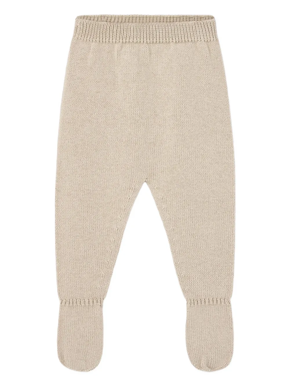 Paz Rodriguez Cable-knit Trousers Set In Neutral