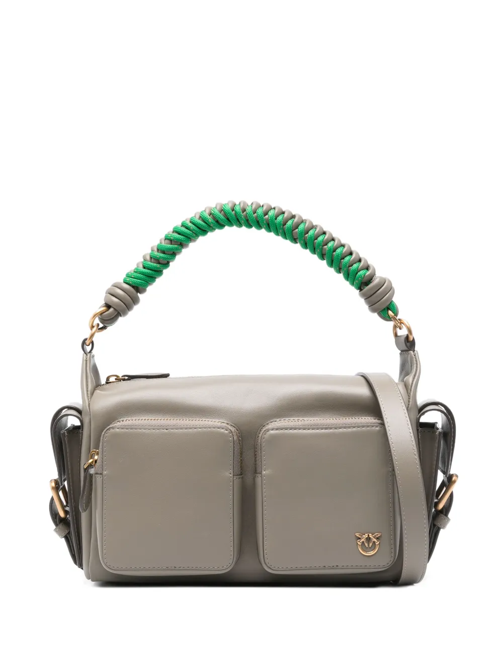 PINKO braided-handle pocket shoulder bag | Neutrals | Image 1