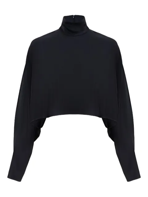 LAPOINTE high-neck cropped top