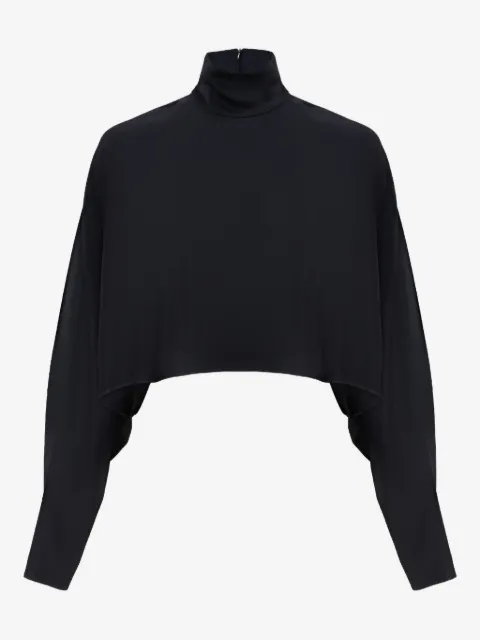 LAPOINTE high-neck cropped top