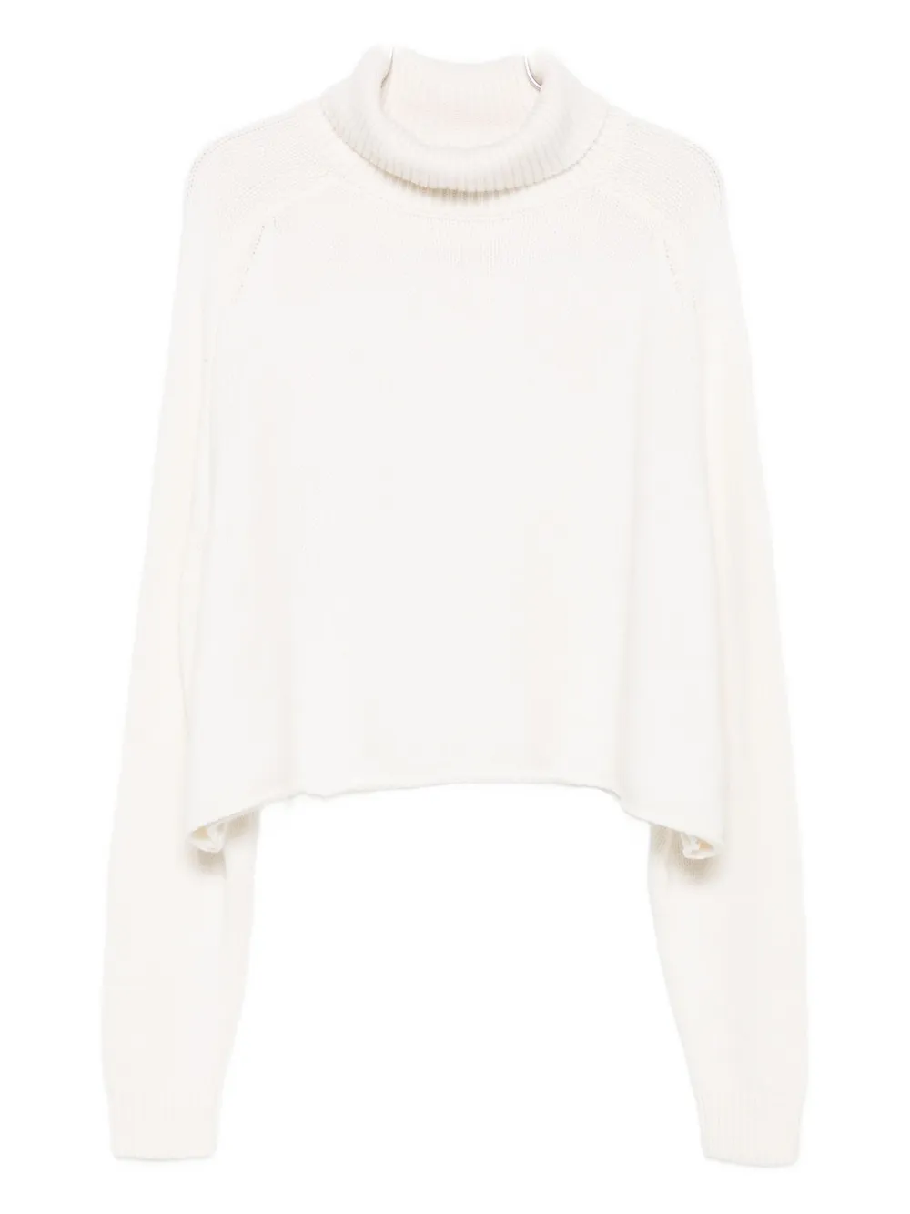 Lisa Yang turtleneck cropped sweater Beige