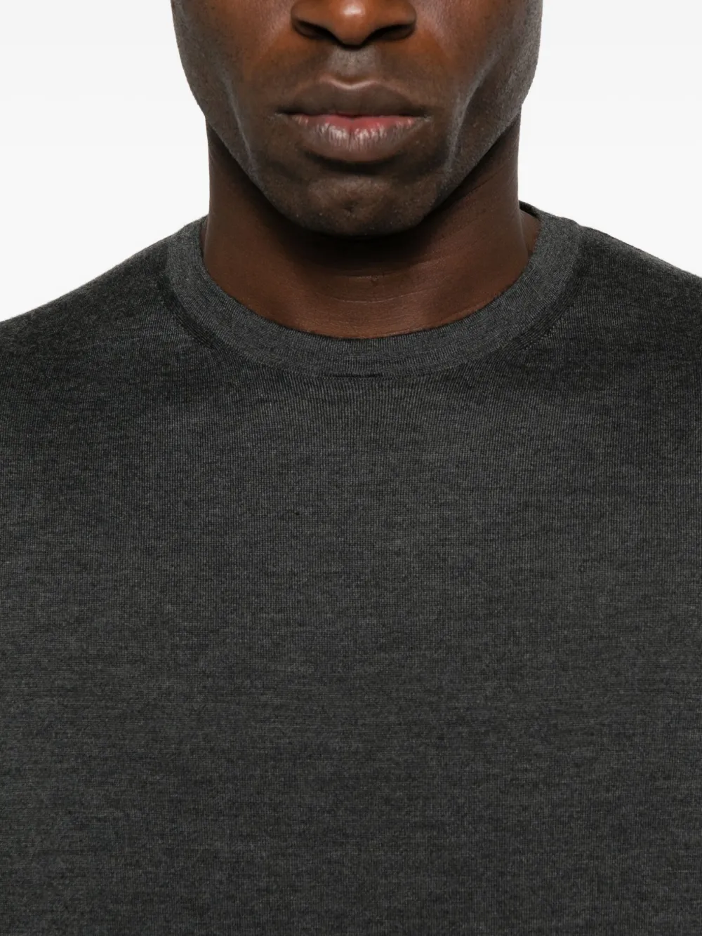 Zegna Trui met ronde hals Grijs