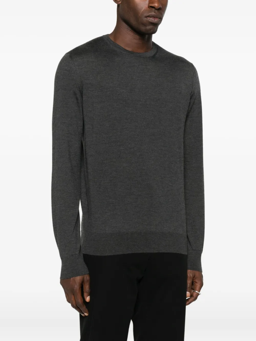 Zegna Trui met ronde hals Grijs