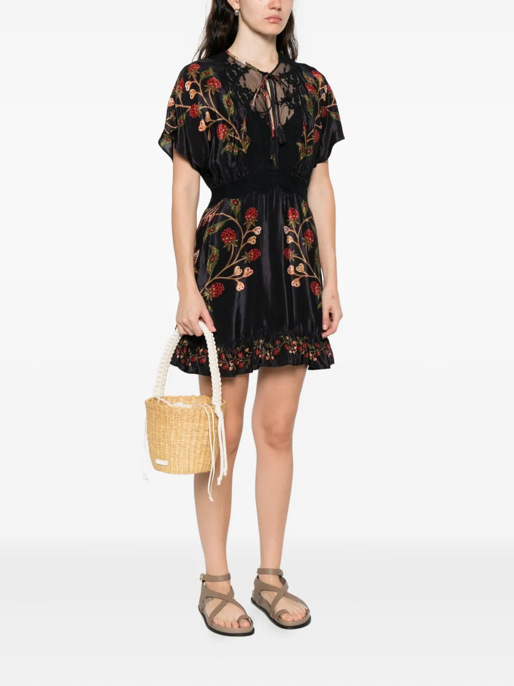 Muun Charlotte Top-handle Bucket Bag In Neutral