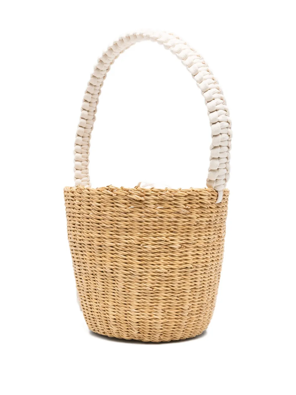 Muun Charlotte Top-handle Bucket Bag In Neutral
