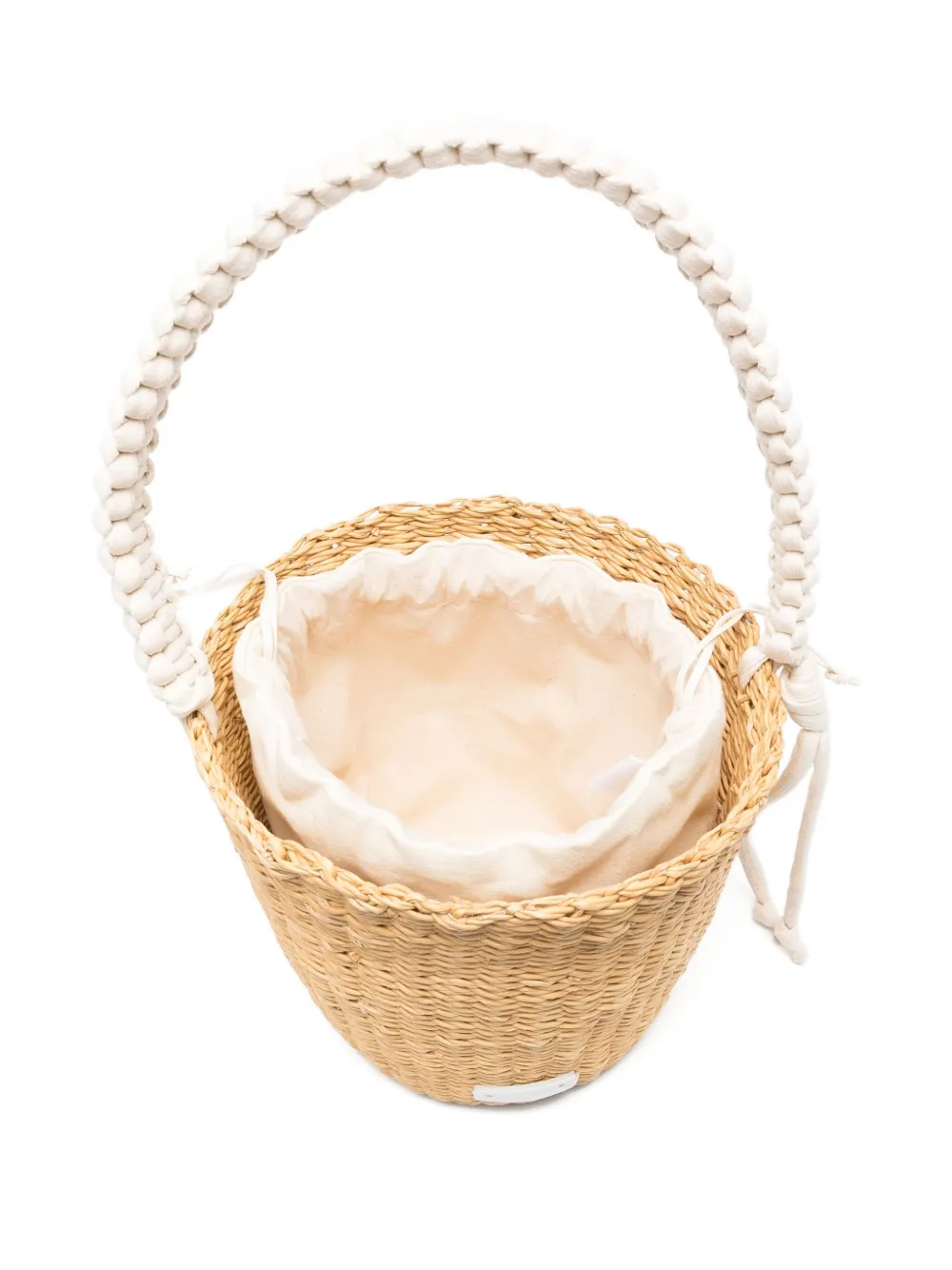 Muun Charlotte Top-handle Bucket Bag In Neutral