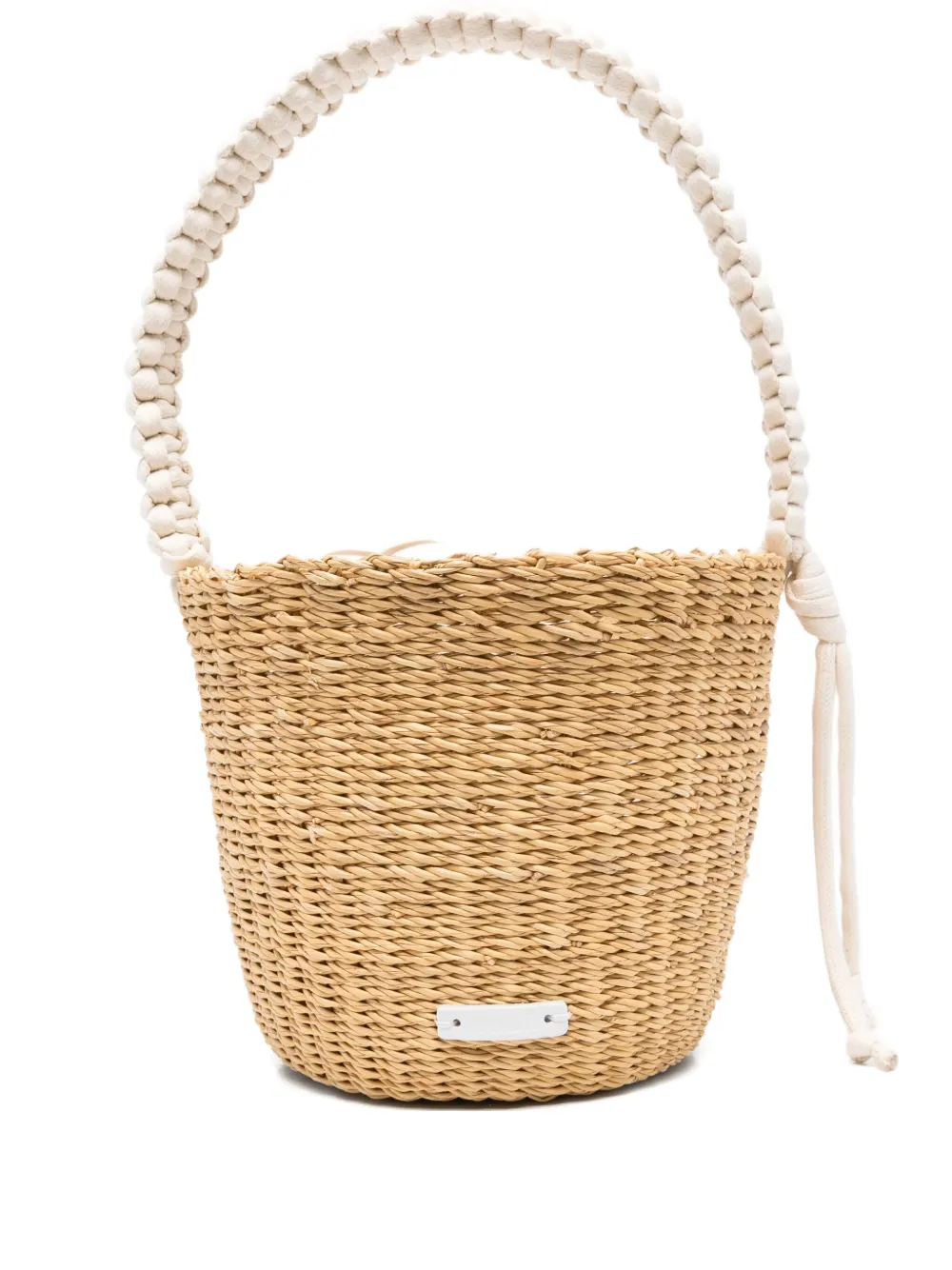 Muun Charlotte Top-handle Bucket Bag In Neutral