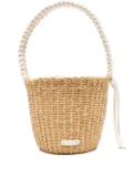 Muun Charlotte top-handle bucket bag - Neutrals