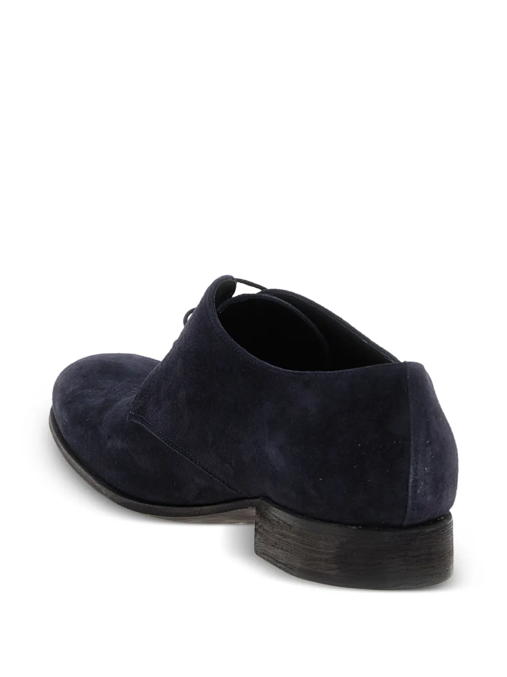 Julian lace-up suede derby shoes Blue