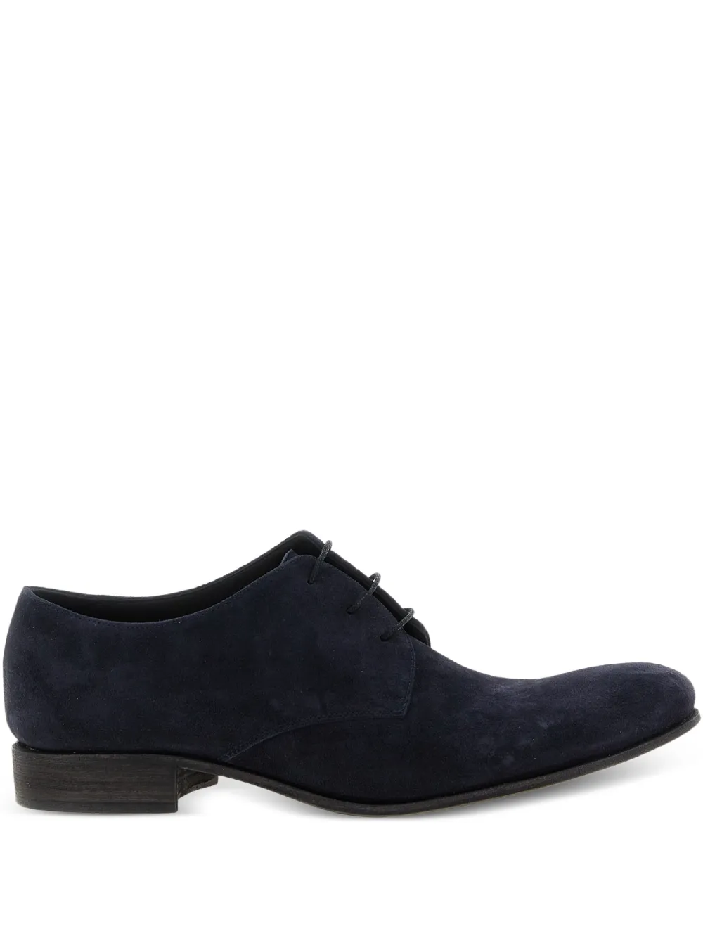Julian lace-up suede derby shoes Blue