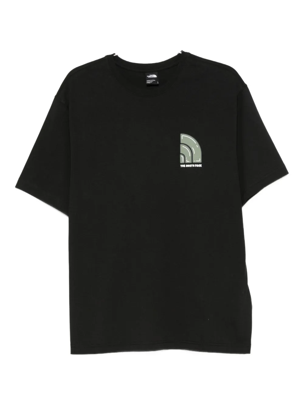 The North Face cotton t-shirt Zwart