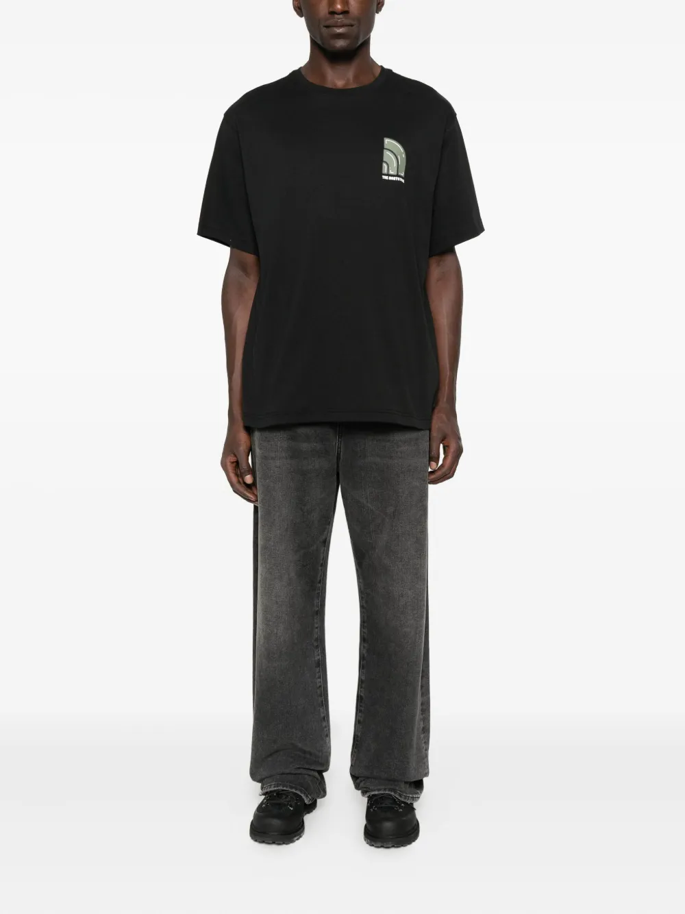 The North Face cotton t-shirt Zwart