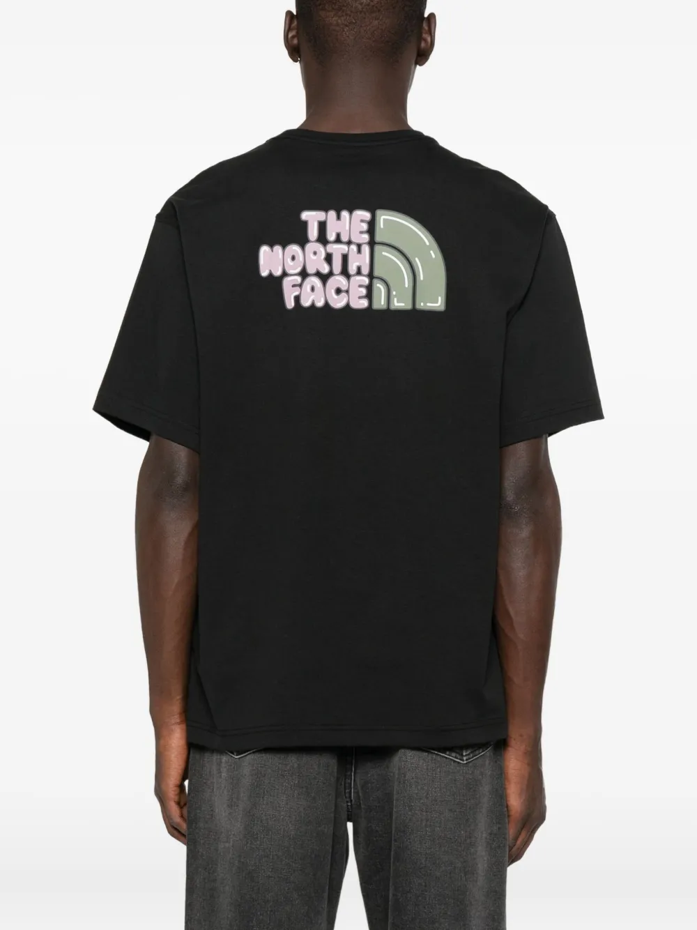 The North Face cotton t-shirt Zwart