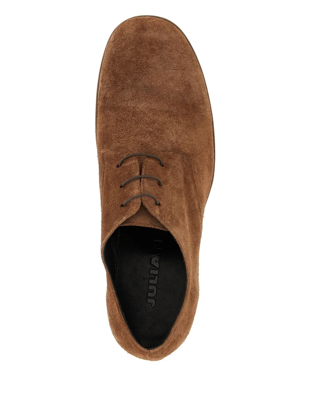 Julian suede-leather lace-up shoes Brown