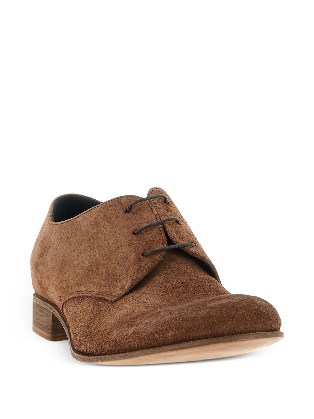 Julian suede-leather lace-up shoes Brown