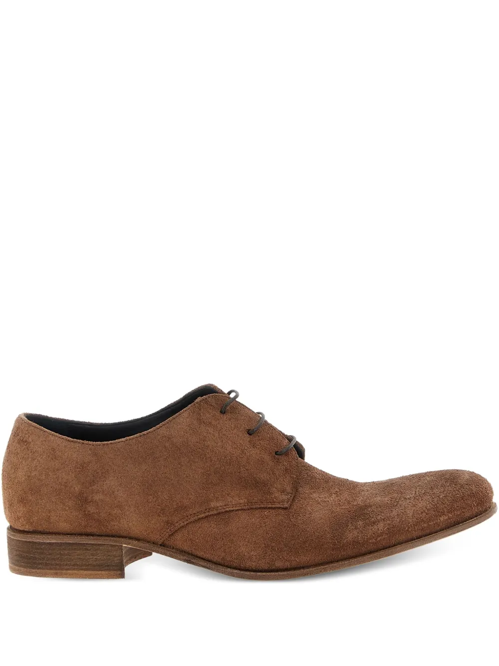 Julian suede-leather lace-up shoes Brown