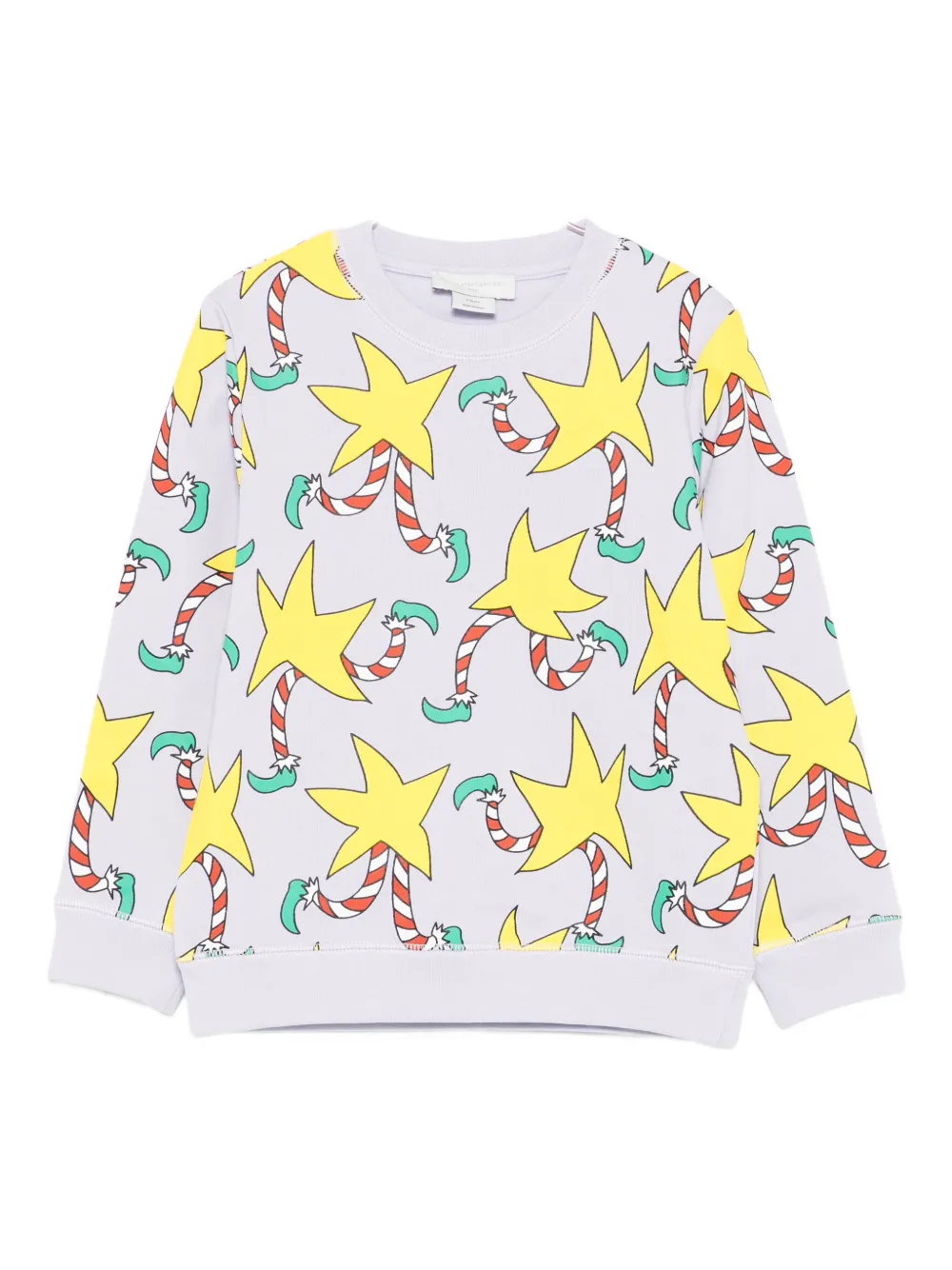 Stella McCartney Kids star-elf sweatshirt Paars