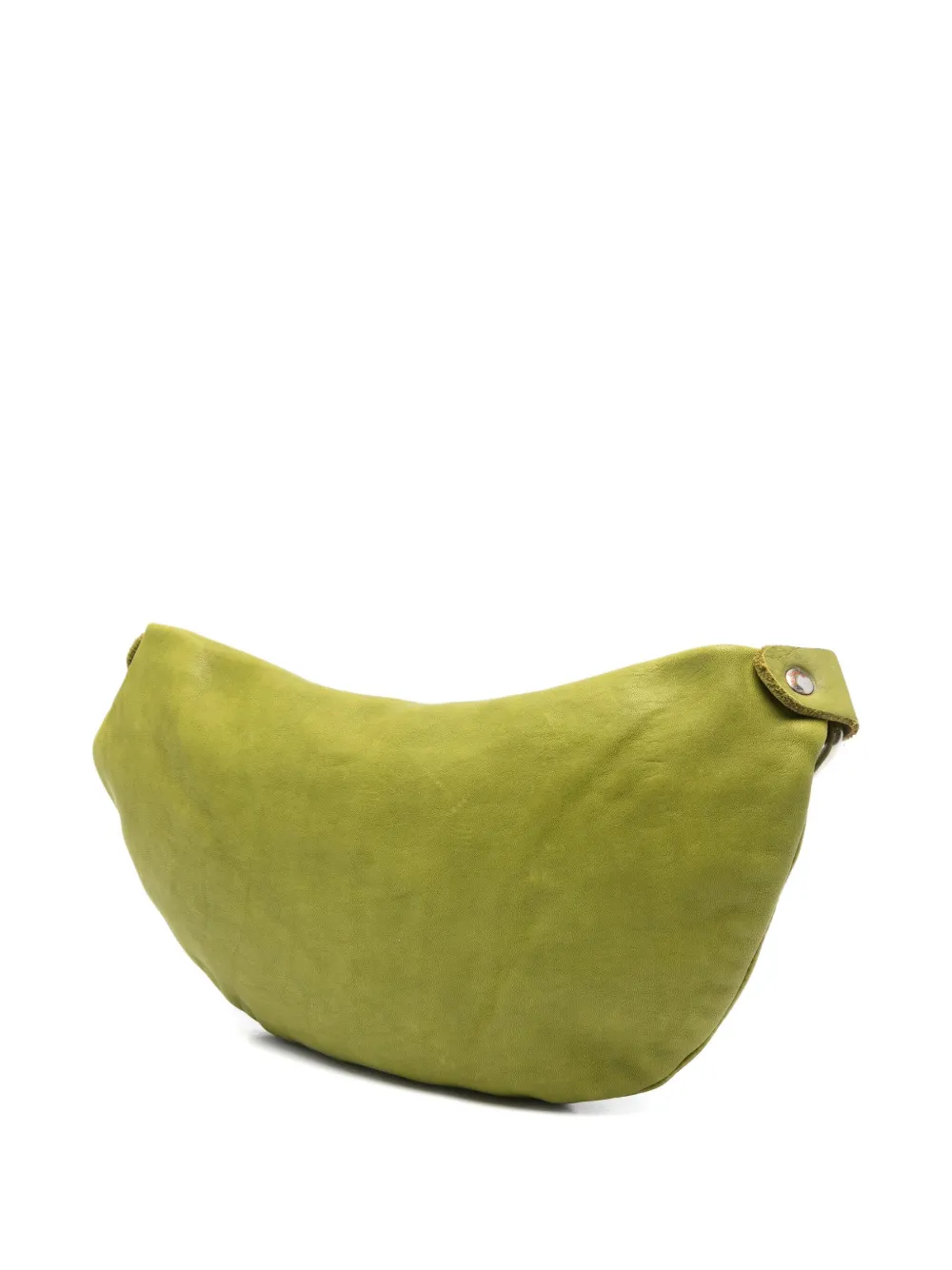 Guidi Leather Belt Bag In Green