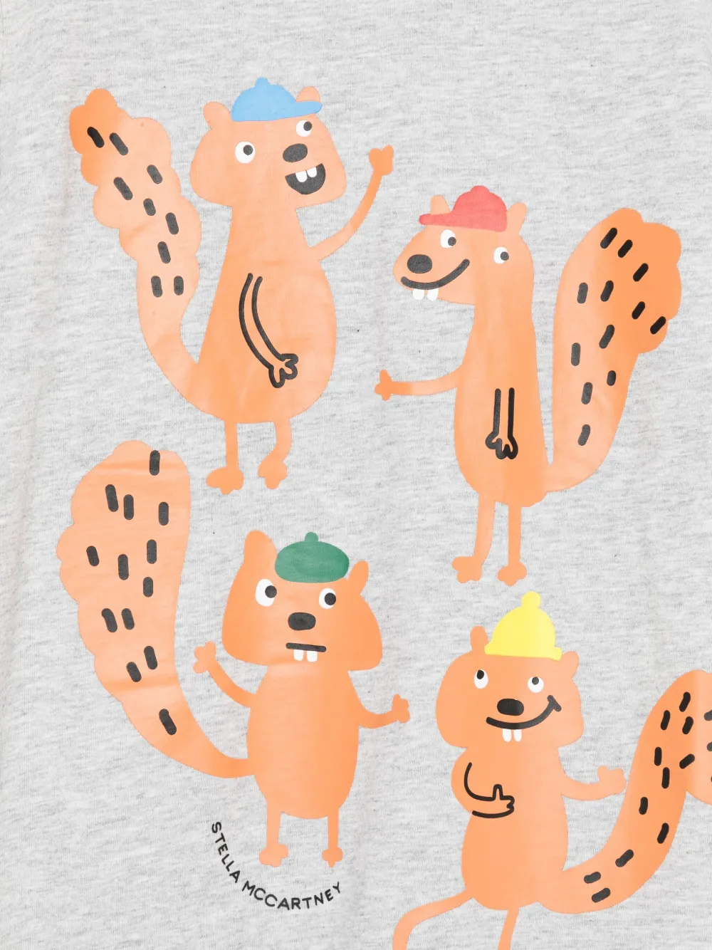 Stella McCartney Kids Top met lange mouwen Grijs