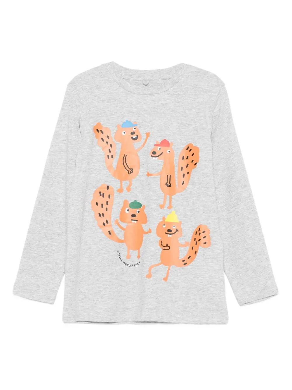 Stella McCartney Kids Top met lange mouwen Grijs
