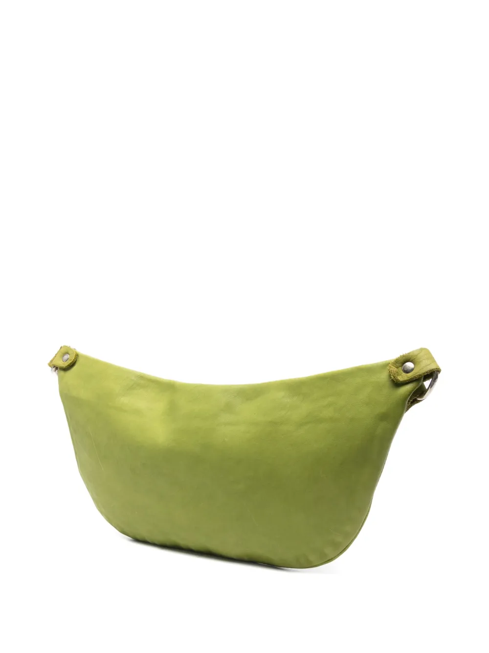Guidi Zip-fastening Leather Shoulder Bag In Green