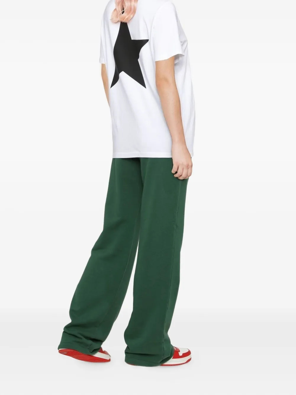 Golden Goose T-shirt met sterrenprint Wit