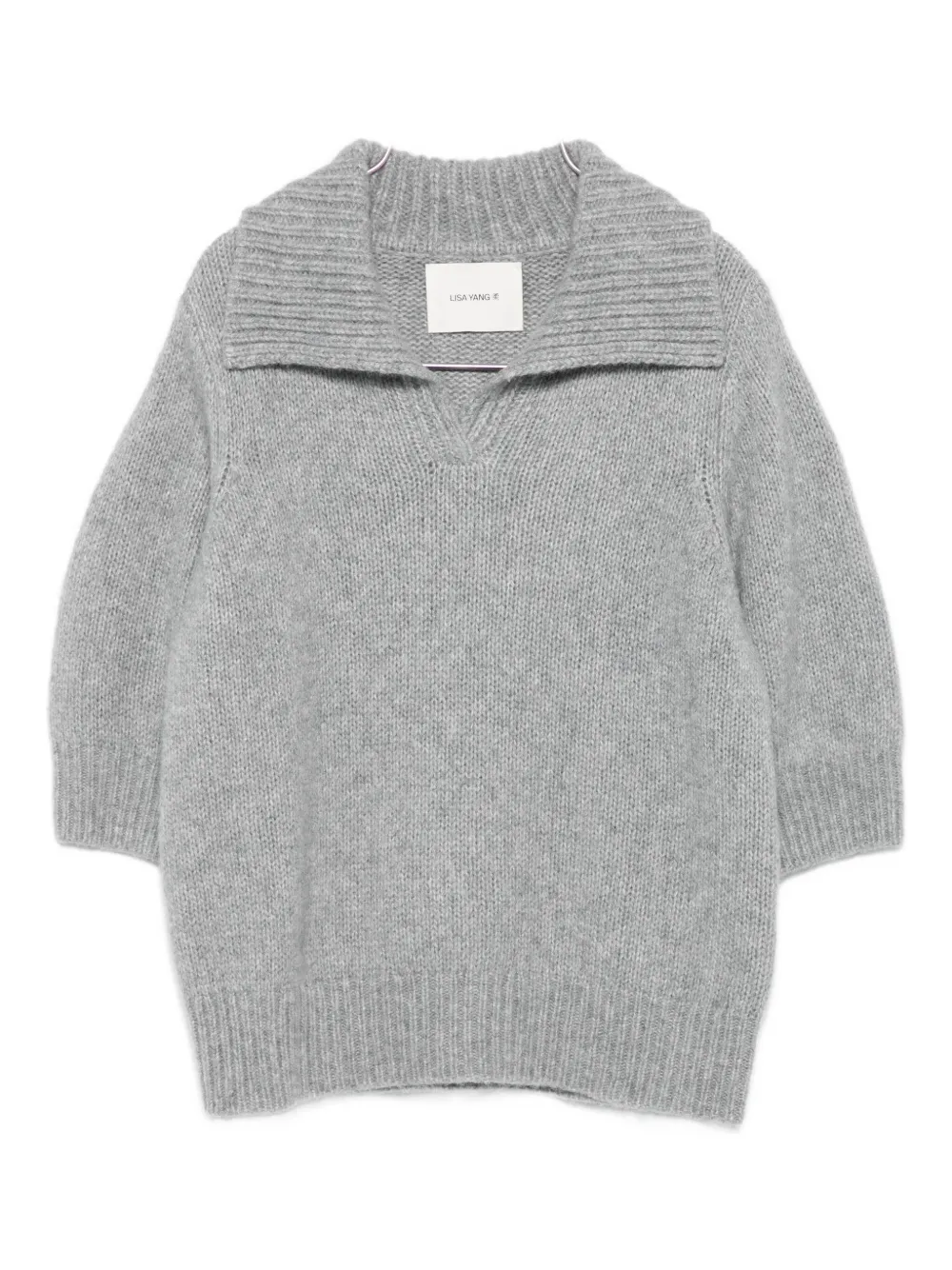 Lisa Yang V-neck jumper Grijs
