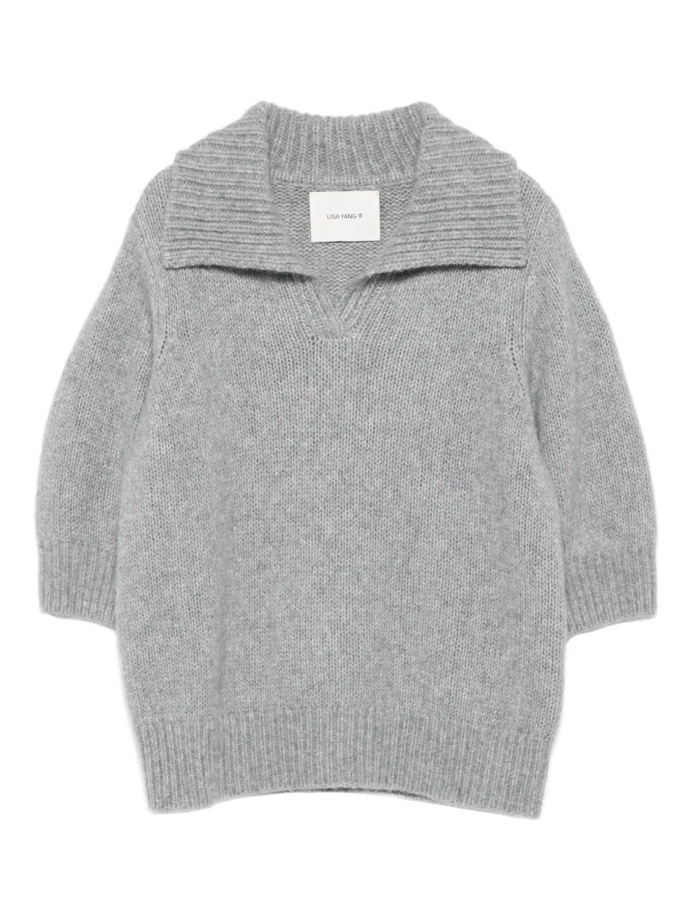 Lisa Yang V-neck jumper Grijs