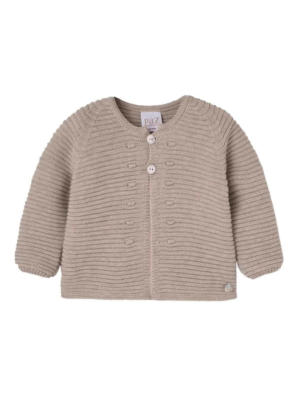Paz Rodriguez ribbed button cardigan | Neutrals | Image 1