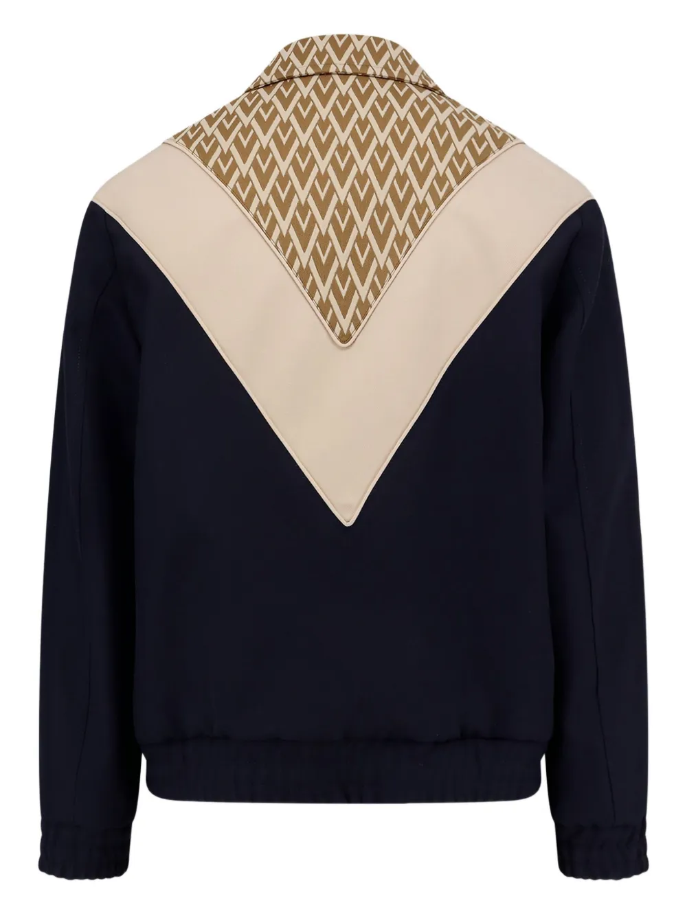 Valentino Garavani Toute La V bomber jacket Cammello crema navy