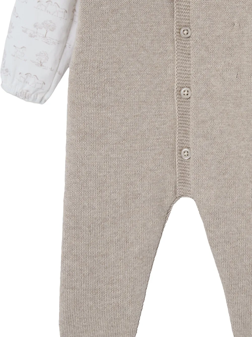 Paz Rodriguez Babypakje met Peter Pan-kraag Beige