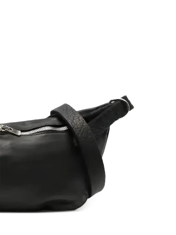 o*1様 GUIDIレザー ショルダーバッグ ファスナー付き Guidi ジップアップ ショルダーバッグ | ブラック | FARFETCH JP