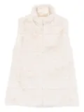 Save The Duck faux-fur vest - Neutrals