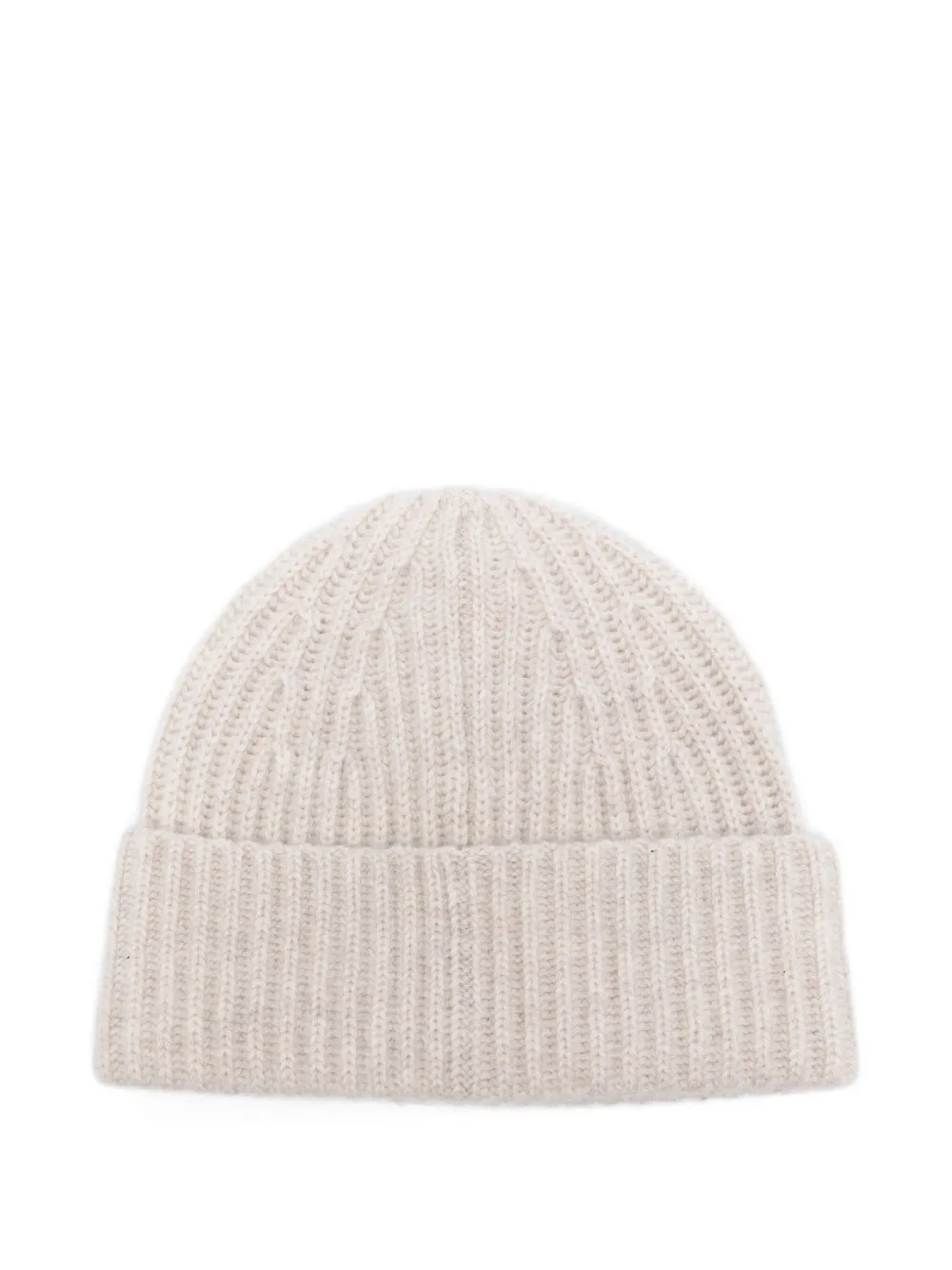 Lisa Yang ribbed cashmere beanie Beige
