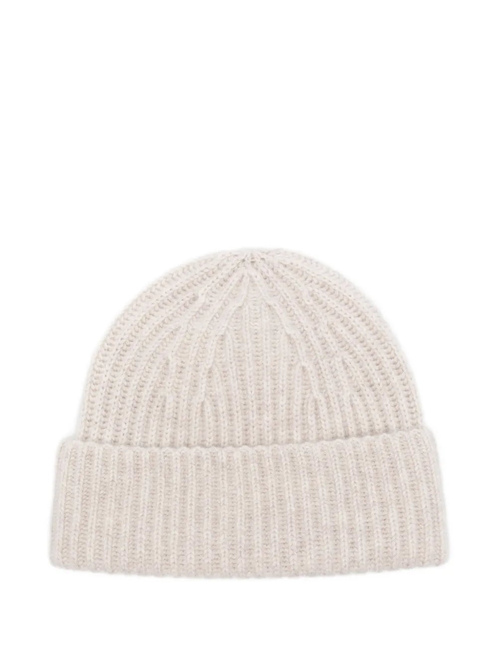 Lisa Yang ribbed cashmere beanie Beige