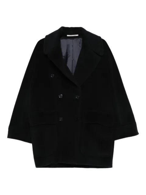 Tagliatore double-breasted patch-pocket coat