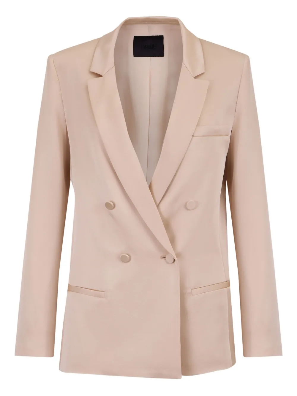 Lapointe Double-breasted Blazer In Pink